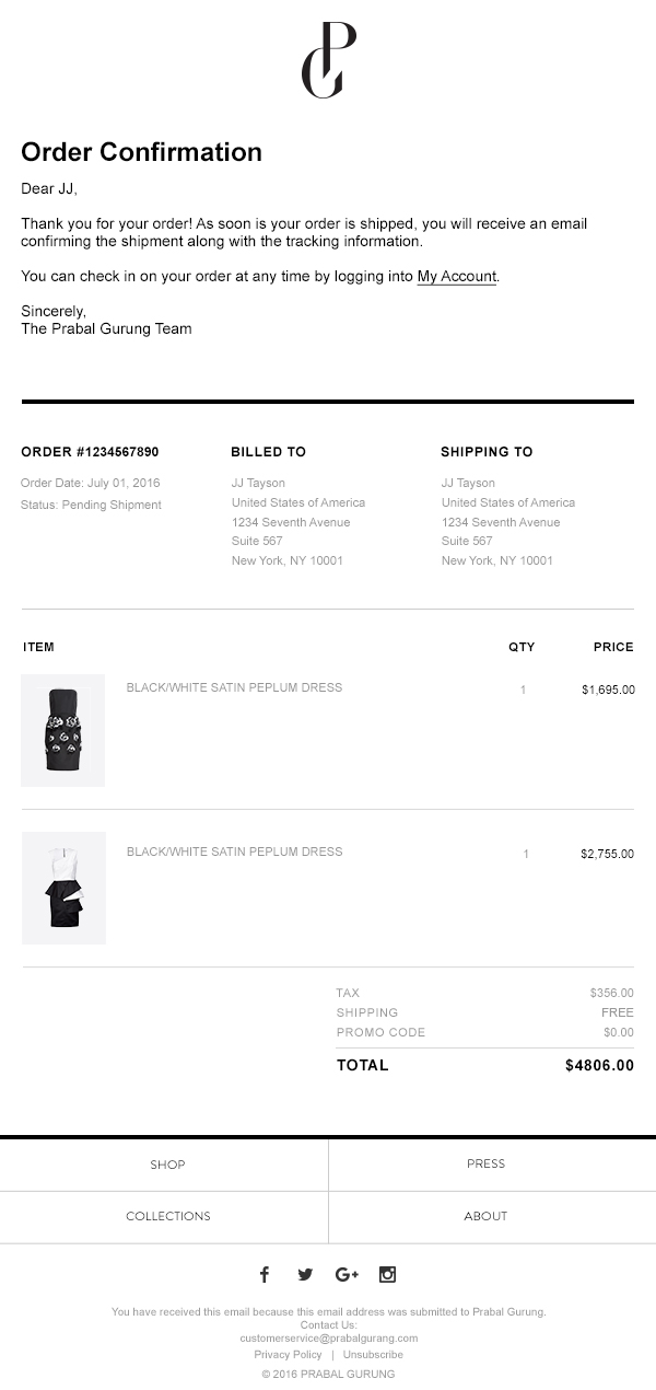 PB_EmailNewsletter_OrderConfirmation